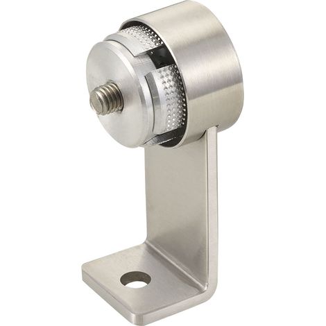KWS Endstütze WS - gerade Rundrohr für Ø 40 mm, Edelstahl matt (1/5)