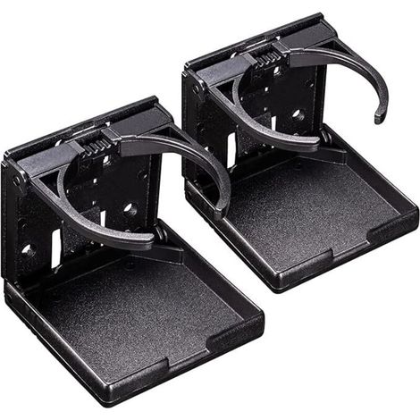 Confezione da 2 portabicchieri pieghevoli e regolabili, adatti alla maggior parte delle dimensioni di tazze, bottiglie, barattoli, portabicchieri per auto, camion, camper, furgoni (1/4)