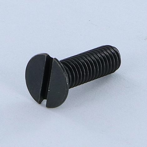 Vis métaux Tête fraisée Fendue M8X70 Acier zingué noir-1 pièce