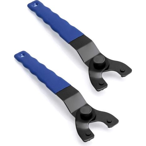 Llave universal para amoladora angular de 10-46 mm, para el cambio de discos de amolar, llave de pasador ajustable para amoladoras angulares. (1/5)