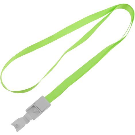 PrimeMatik - Cinta para colgar tarjeta de identificación al cuello verde (1/4)