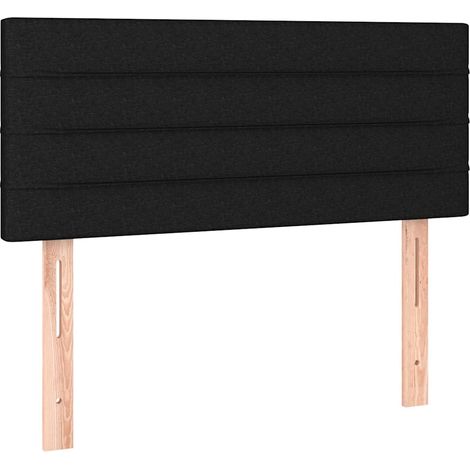 Maison Exclusive - Cabecero de tela negro 80x5x78/88 cm (1/5)