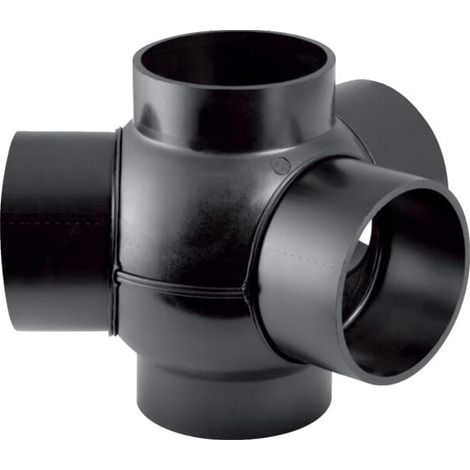 Geberit 368600161 raccord en T sphérique PE 88,5Gr triple (1/4)