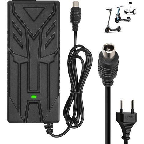 42V 2A Chargeur Trotinette Electrique pour Xiaomi M365,Pro,Pro 2,Mi 3,1s,Mi 4, 4 Lite, 5 Elite,36V Universel Chargeur de Batterie Lithium pour Ninebot,71.4W AC 8MM DC Charrgeur Rapide EU (1/5)