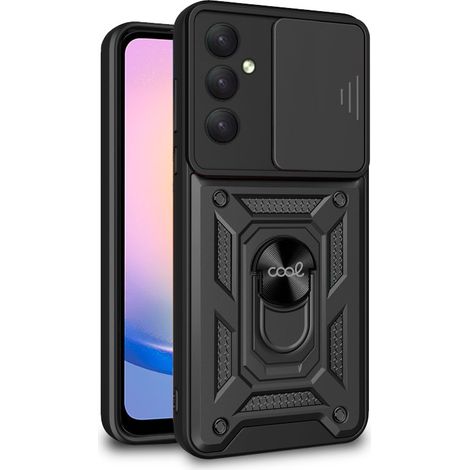 Carcasa COOL para Samsung A256 Galaxy A25 5G Hard Ring Negro