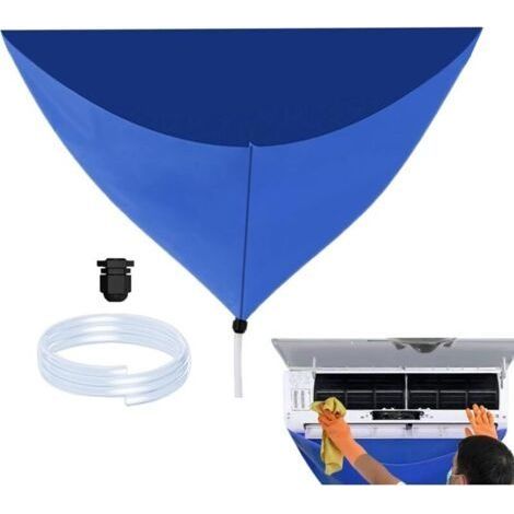 Housse De Nettoyage Pour Climatiseur Split,Kit De Sac De Nettoyage Étanche Pour Climatiseur,Outil De Nettoyage Protecteur Étanche Et Réutilisable,Sac De Nettoyage Mural Pour La Maison (1/5)