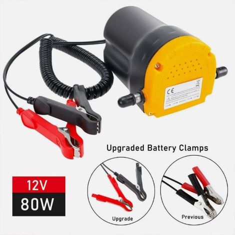 Pompe à huile 12 V 60 W, pompe d'aspiration d'huile, pompe d'extraction de fluide pour vidange d'huile moteur, diesel et fioul domestique (1/5)