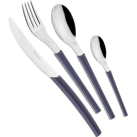 Set de couverts de table en acier inoxydable 18/10 pour 6 personnes 24 pièces (1/3)