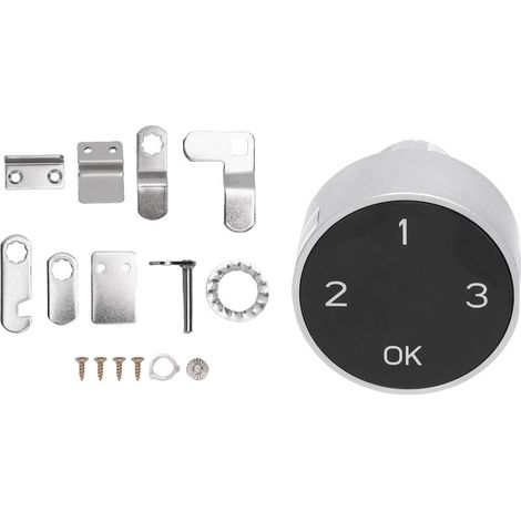 Verrou Intelligent - Code 1 à 12 Chiffres - Déverrouillage Bluetooth via Appli - Pour Armoire Coffre Boîte Aux Lettres - Alliage De Zinc - 1 Pièce (1/5)