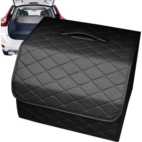 Organiseur de coffre pliable pour voiture - Organiseur et rangement de voiture - Sac de rangement pliable avec poignée - Boîte de rangement pliable (1/5)