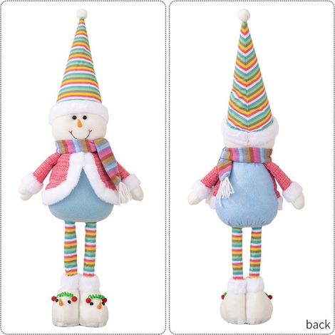 Ornement De Noël - Figurine De Bonhomme De Neige Extensible - Décoration De Fenêtre Ou Intérieure - 1 Pièce (1/5)