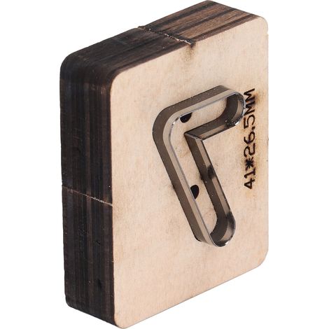 Matrice de découpe en forme de 7, 41 x 26,5 mm (1/5)