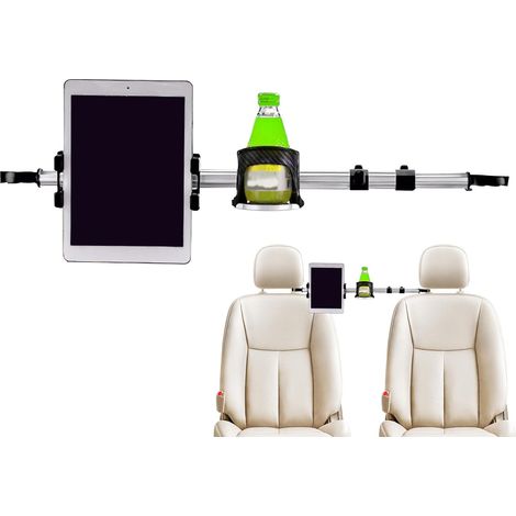 Support de tablette de voiture – télescopique avec crochet Support de téléphone long pour voiture, camion, SUV, camping-car, berline, voyage, sac de voyage, bouteille d'eau pour (1/5)