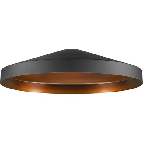 Abat-jour Mix&Match LALU® TETRA 36 base E27 H : 89 cm noir / bronze antique - SLV - 1010090 (1/3)