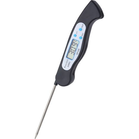 BEBUSINGOTO Termómetro digital portátil y plegable para alimentos, 270 x 20 mm, para cocina, picnic, barbacoa, carne (1/4)