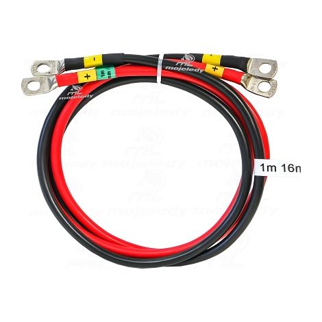 2 cavi di collegamento batteria da 100 cm 16 mm M8 M8 (1/3)