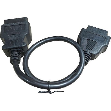 0,5 m langes 16-poliges OBD2-Verlängerungskabel für Pkw, OBD II/OBD2-Adapter und -Stecker (1/5)