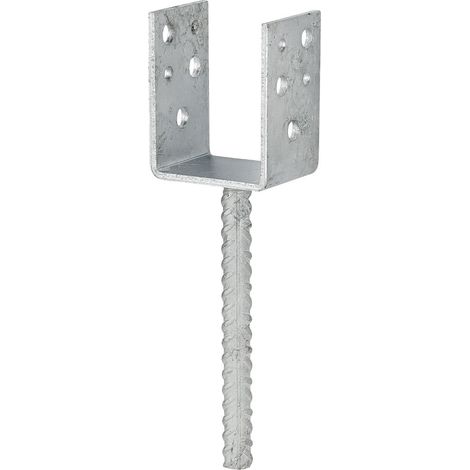 Vormann Leichte Stützenschuhe feuerverzinkt 61 x 50 x 80/230 mm Pfostenträger (1/2)