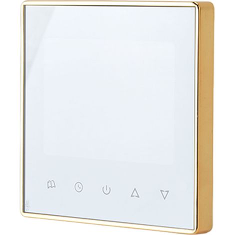 Intelligenter Multifunktions-Thermostat, programmierbar für Klimaanlage, Warmwasserbereitung und Fußbodenheizung, 220 V, Gold (1/5)