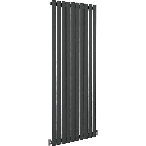 SKY Bathroom Oval Column Radiator Vertical 1600x590mm Single Anthracite