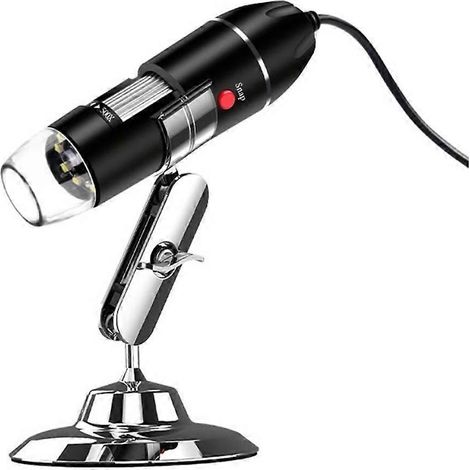 Microscope numérique portable Wi-Fi 500X avec 8 LED et support pour la réparation de circuits imprimés, l'inspection de téléphones et de bijoux, et le soudage. (1/5)