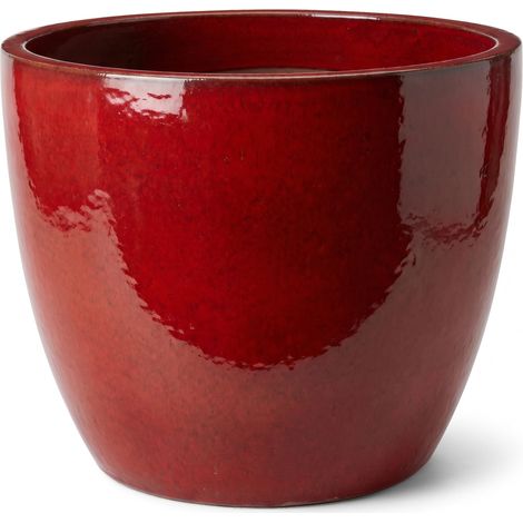 Vaso LANCELOT 70x60cm rosso tropicale (1/2)