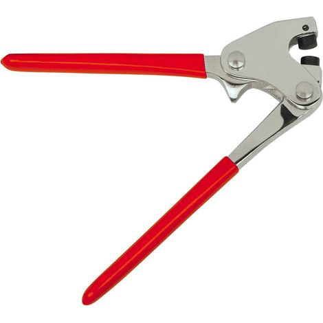 Plombenzange Länge 130 mm für ø 8 mm Blei-Plomben, Werkzeugstahl vernickelt