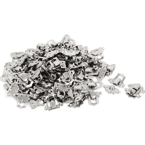 32mm x 29mm 8mm Schraube Feste Fallen Schlösser Silber Ton 200 stücke für Box Fall (1/2)
