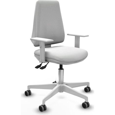 piqueras-y-crespo Elche chaise de bureau blanc ergonomique