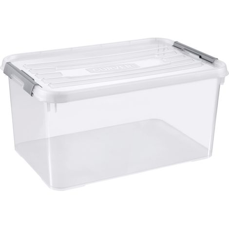 Curver 243819 Kunststoffbox HANDY+ geschlossen, stapelbar (B x H x T) 400 x 290 x 600 mm Transparen (1/2)