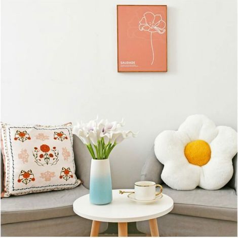 20 Fleurs artificielles en soie, Calla Lilies violet et blanc, 32 cm, pour la maison, la cuisine et les mariages (1/5)