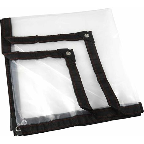 YMYNY Bâche Transparente, Jardin Clair Bâche étanche Anti-Gel Film Anti-Pluie Film Isolant Auvent PE Couvercle en Plastique (2 2m)