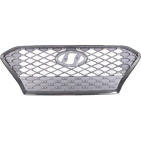 Grille de calandre avant centrale avec contour chromé Hyundai Kona phase 1 2017-2020