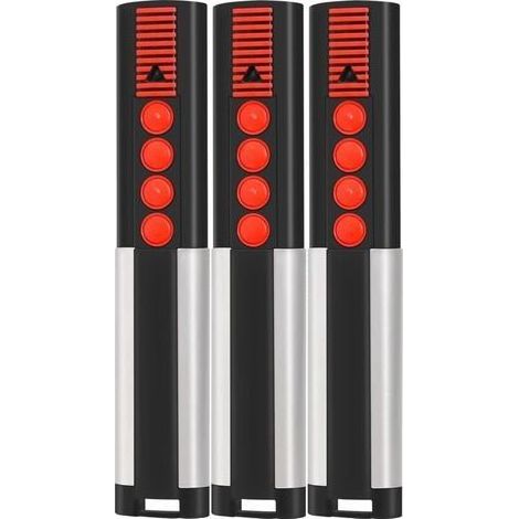 Lot de 3 Télécommandes 868 MHz pour Portes de Garage et Portails, Compatibles avec Modèles 4020 TX03-868-4, 4026 TX03-868-2, 4020V000 et 4026V000 (4 Canaux) (1/4)