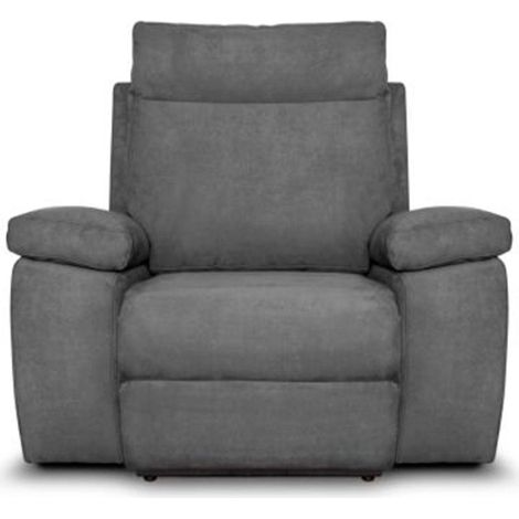 Fauteuil de Relaxation Électrique "Tedesco" 110cm Gris (1/4)