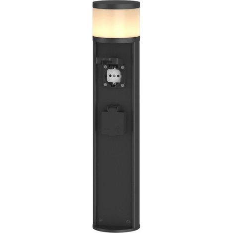 LED-utomhuslampa "Corban" aus aluminium / grå / zink von Lucande
