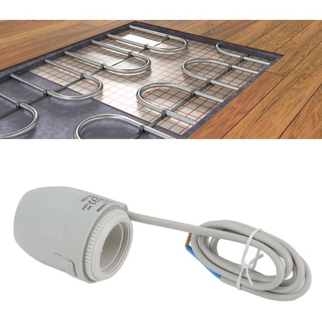Actuateur Thermique Électrique pour Systèmes de Chauffage - Vanne Thermostatique IP54 Résistante à l'eau, 230V, 2W, Matériau PC, -25°C à 65°C (1/5)