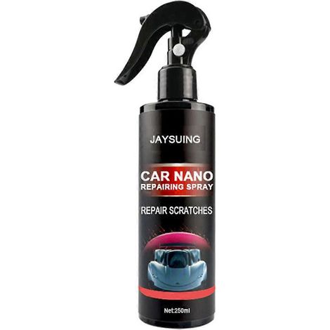 1 flacon de spray réparateur nano pour voiture, polisseur de détail pour voiture, éliminateur de rayures-22X5X5CM-Black (1/3)