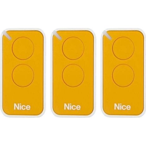 Nice Émetteur Era Inti. 2 Canaux 3pcs Jaune (1/5)