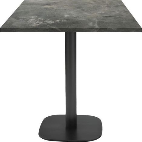 Table 70 x 70 cm - modèle Round pierre métallisée