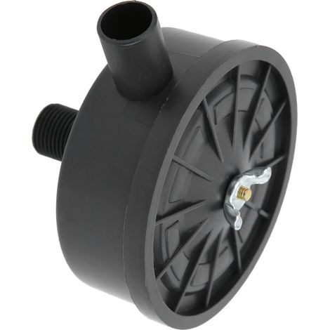 Schalldämpfer für Luftkompressor, Metallpumpen-Ansaugfilter, Schalldämpfer, 65 Kunststoffgehäuse, G1/2 Zoll (1/5)