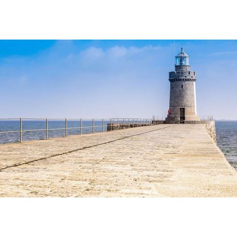 Tableau sur toile phare Guernesey 65x97 cm - Impression sur Toile Murale Décorative - Image imprimée en HD sur Toile - Toile sur Châssis en Bois FSC - Fabriqué en France (1/5)