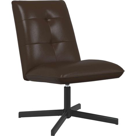 Sedia girevole Marrone Similpelle vidaXL (1/5)