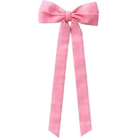 Ribbon Bow - Velvet - Christmas Tree Decoration - Garland Wreath Gift Wrapping - 18 cm - Pink - 1 Pc (1/5)