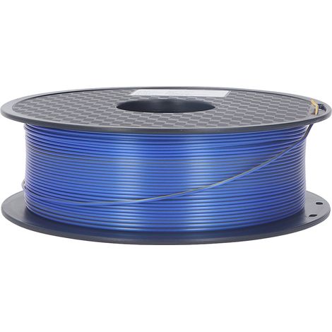 Filament PLA Bicolore Or et Bleu Soie 1.75mm pour Imprimante 3D, Consommable Haute Performance, Vitesse d'Impression Optimale (1/5)
