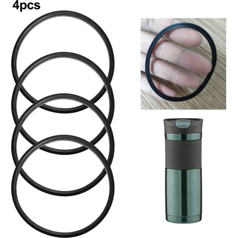 Joint D'Etanchéité En Caoutchouc - Pour Gourde Contigo 16 Oz Et 20 Oz - Joint En Silicone Sans BPA - Lot De 4 (1/5)