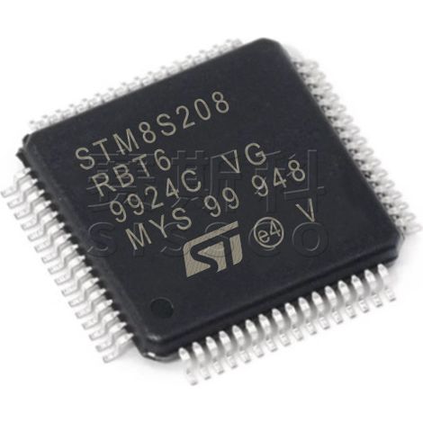 STM8S208RBT6 STM8S208R8T6 electronic component chip, 5 electronic components, 5 units.