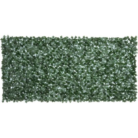 Rouleau de haie artificielle 3 x 1,5 m, brise-vue en lierre artificiel pour balcon extérieur (1/5)