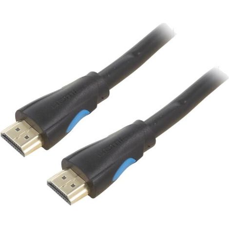 Cable HDMI 2.0 prise male des deux cotes 3m - Noir