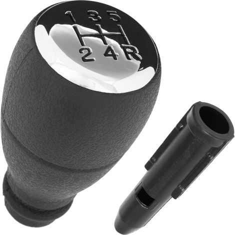 Citroën Berlingo I 96-07 Schaltknauf Chrom 5-Gang + Adapter / Schaltknauf-Hebeladapter 2-teiliges Set (1/2)